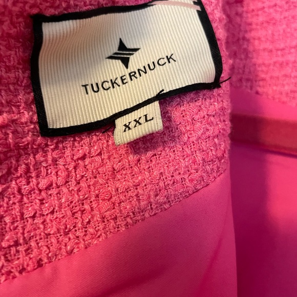 Hot pink tweed “Jackie” dress from Tuckernuck - Picture 3 of 6